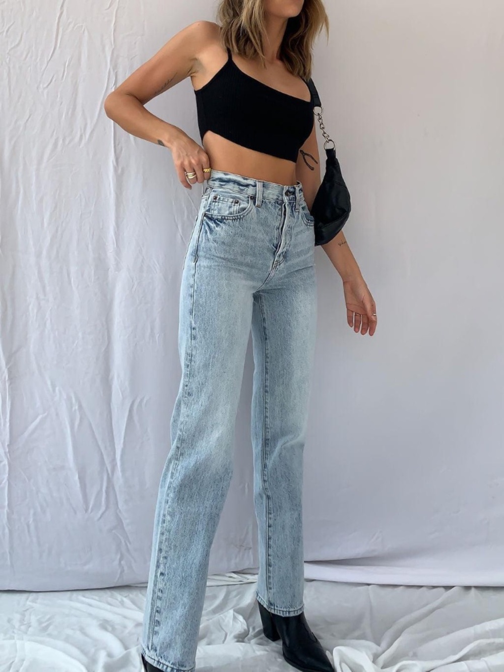 Pistola Cassie Straight Leg Jeans in Saint Tropez Wash Size 27 Gently Used